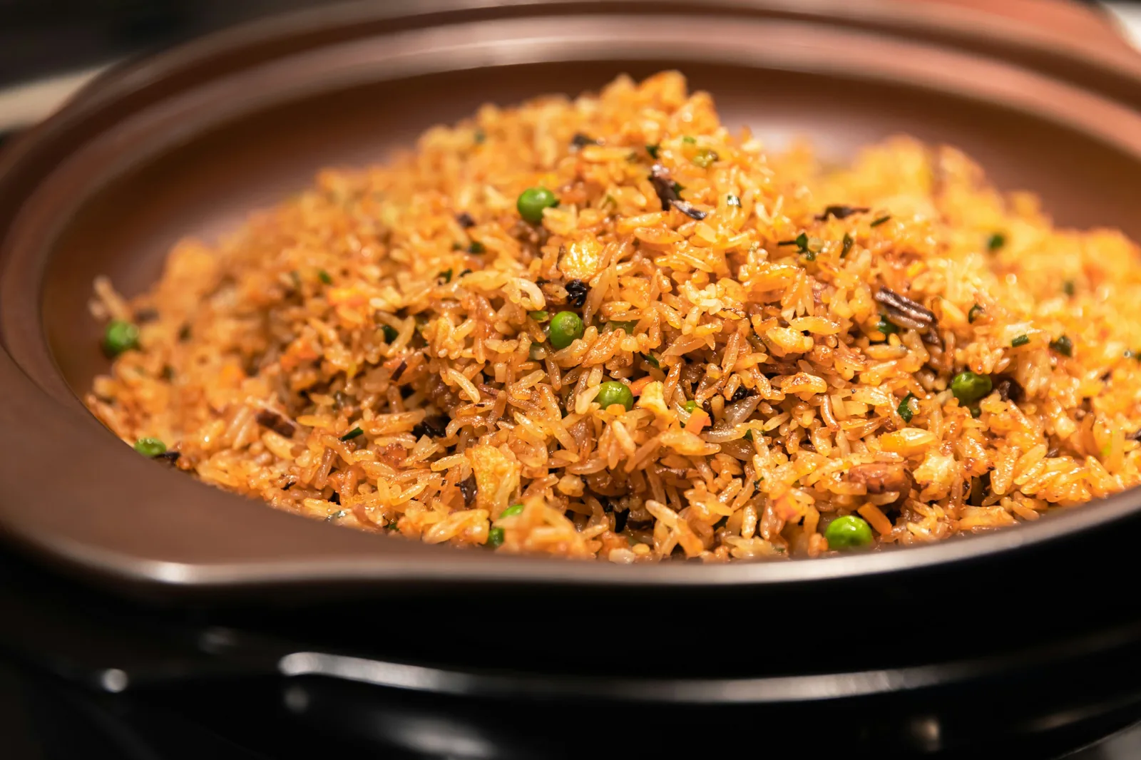 A plate of arroz a banda - rice cooked in fish broth (Alicante)