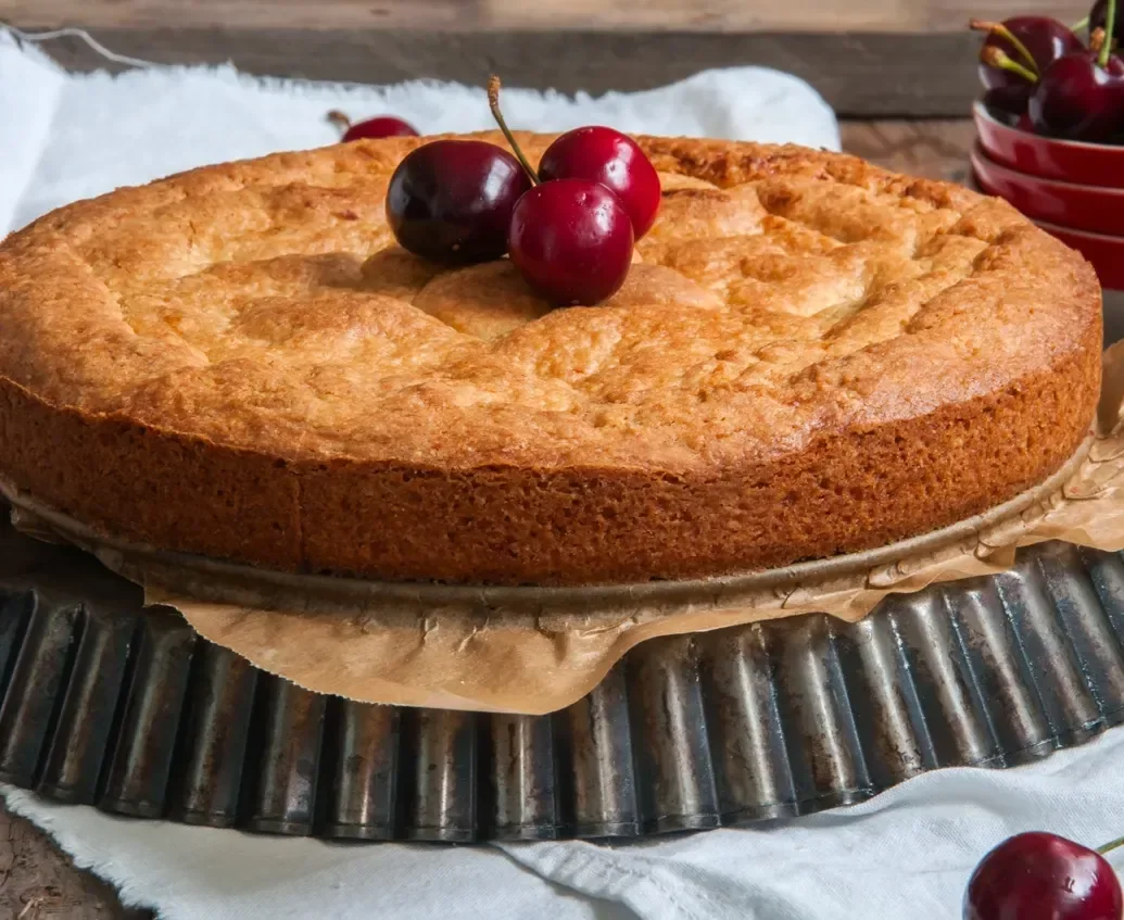 Gâteau Basque - buttery pastry cake with cream or cherry filling (Biarritz, French Basque Country)