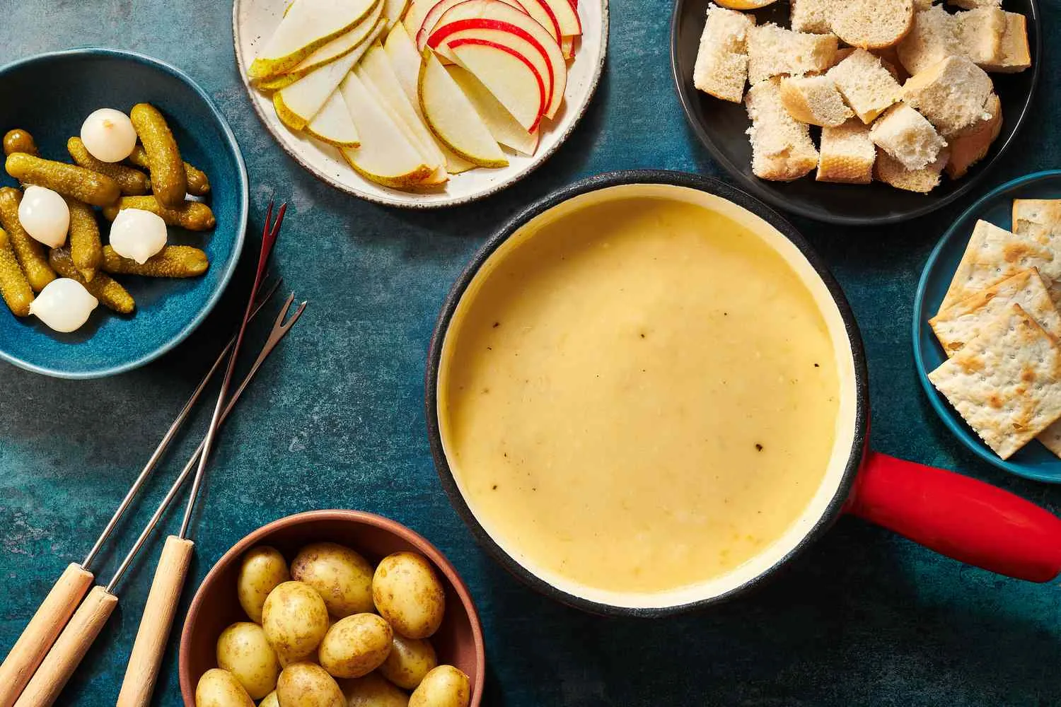 Swiss cheese fondue (Geneva)