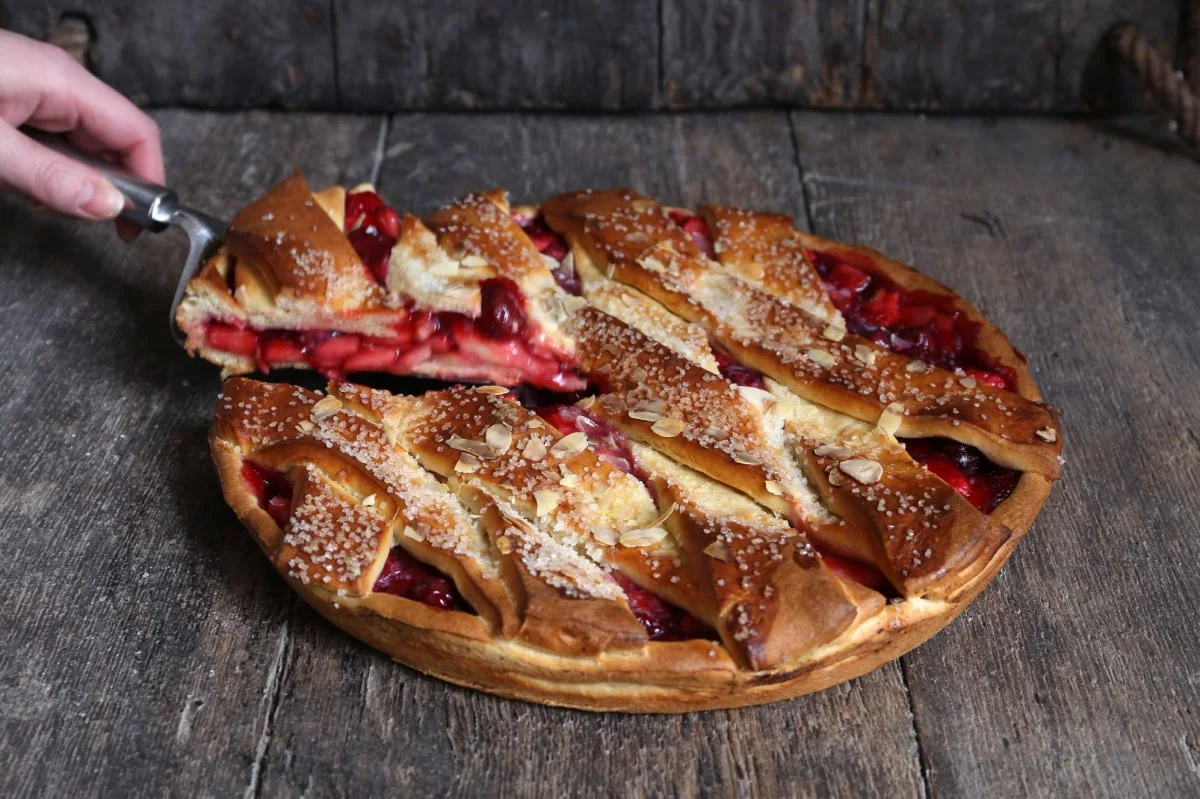 Vlaai - Limburgish fruit flan (Maastricht, Netherlands)