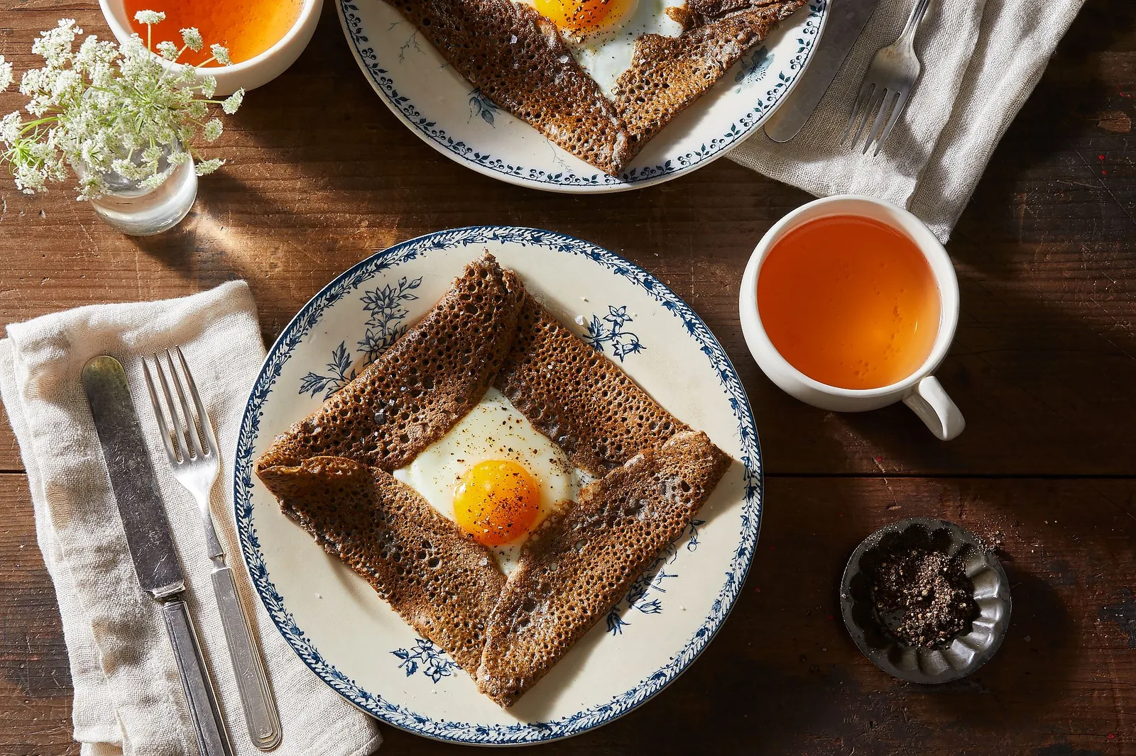 Galette complète - buckwheat crepe with ham, egg and cheese (Rennes, Brittany)